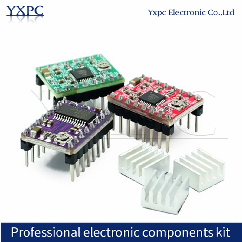 

3D Printer Parts StepStick A4988 DRV8825 Stepper Motor Driver With Heat sink Carrier