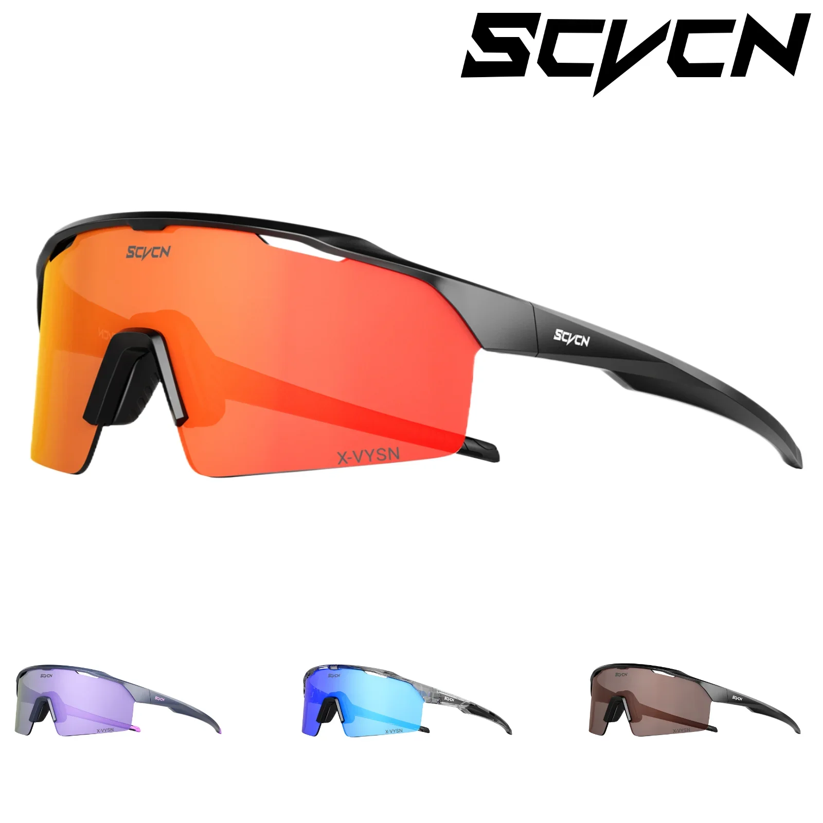 

SCVCN MTB Bike UV400 Sunglasses Sports Glasses Sunglasses for Men Cycling Glasses Running Eyewear Bicycle Protection Women