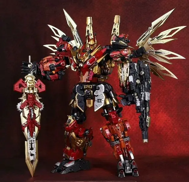 

In Stock Tibetan Play Pavilion Mini Chiyou 6-in-1 King Kong Combination 26cm Action Model Collection Gift