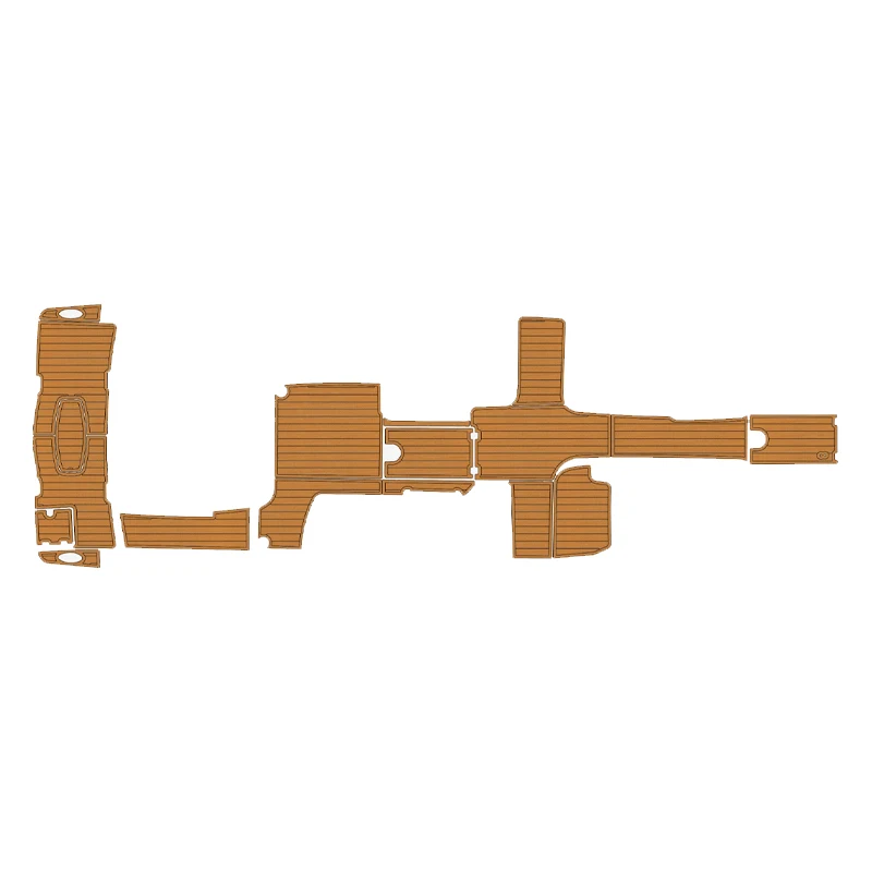 

Коврик для пола из пены EVA из искусственного тикового дерева для 2014-2018 гг. Chaparral 307 Swim Platform Cockpit Boat SeaDek Самоклеящиеся коврики