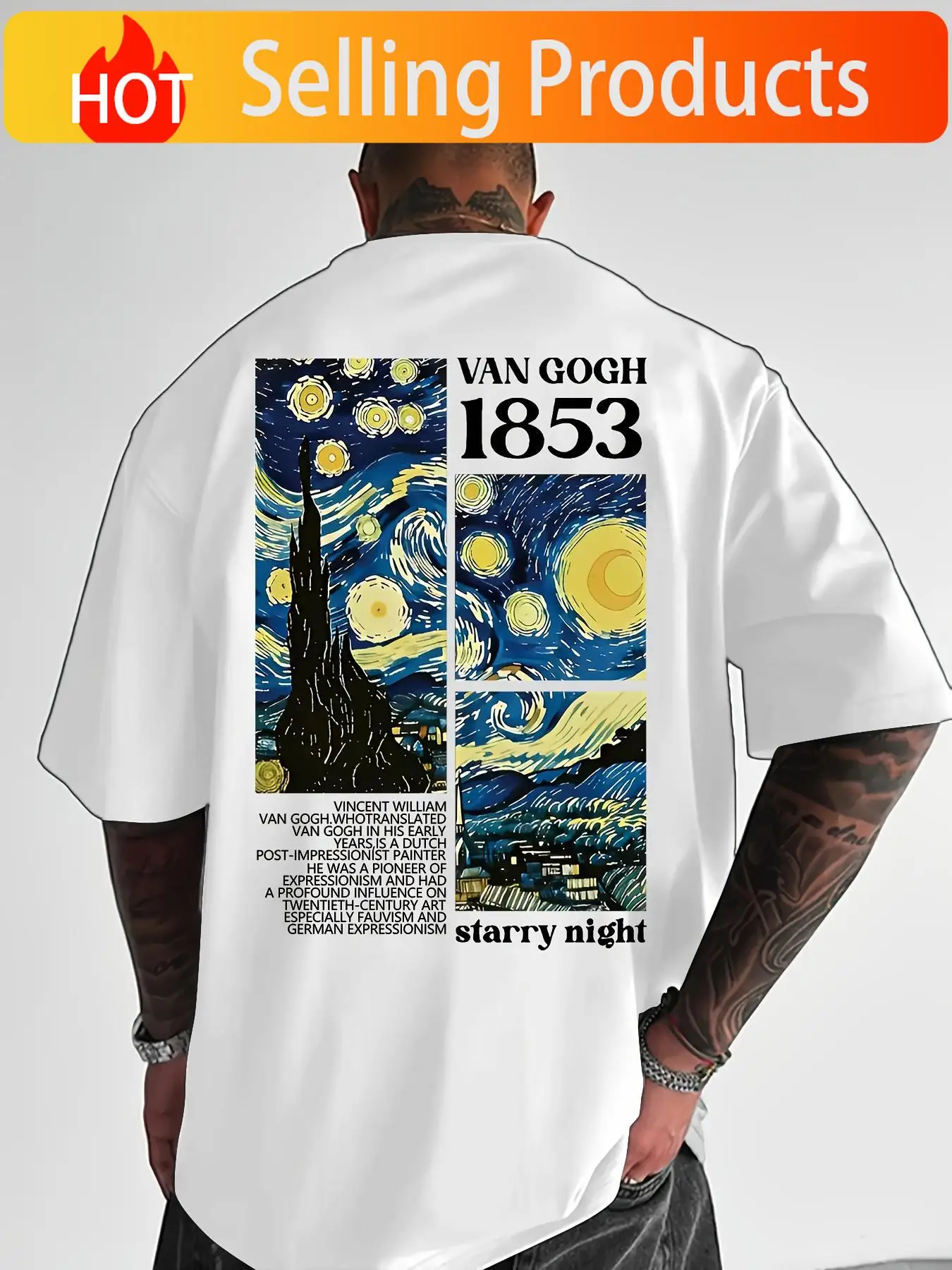 Men's Casual T-Shirt with Fashionable 