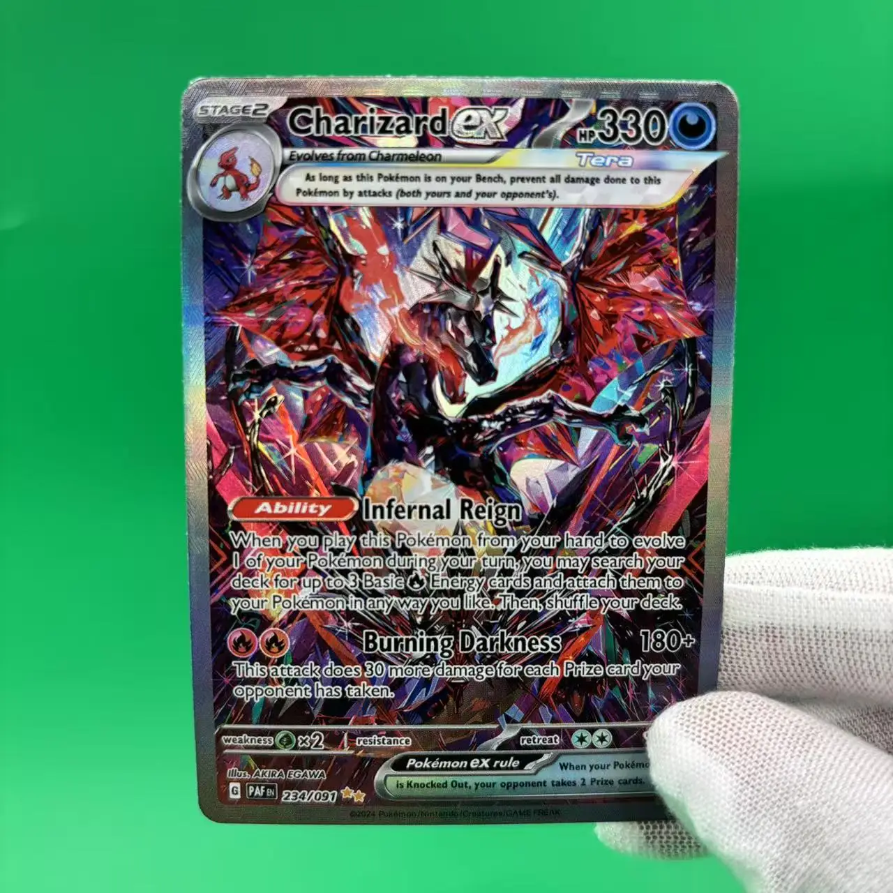 PTCG Collection Cards Giratina Charizard ex Umbreone Blastoise DIY Self Made Single Card Classic Game Anime Cards Gift Toy