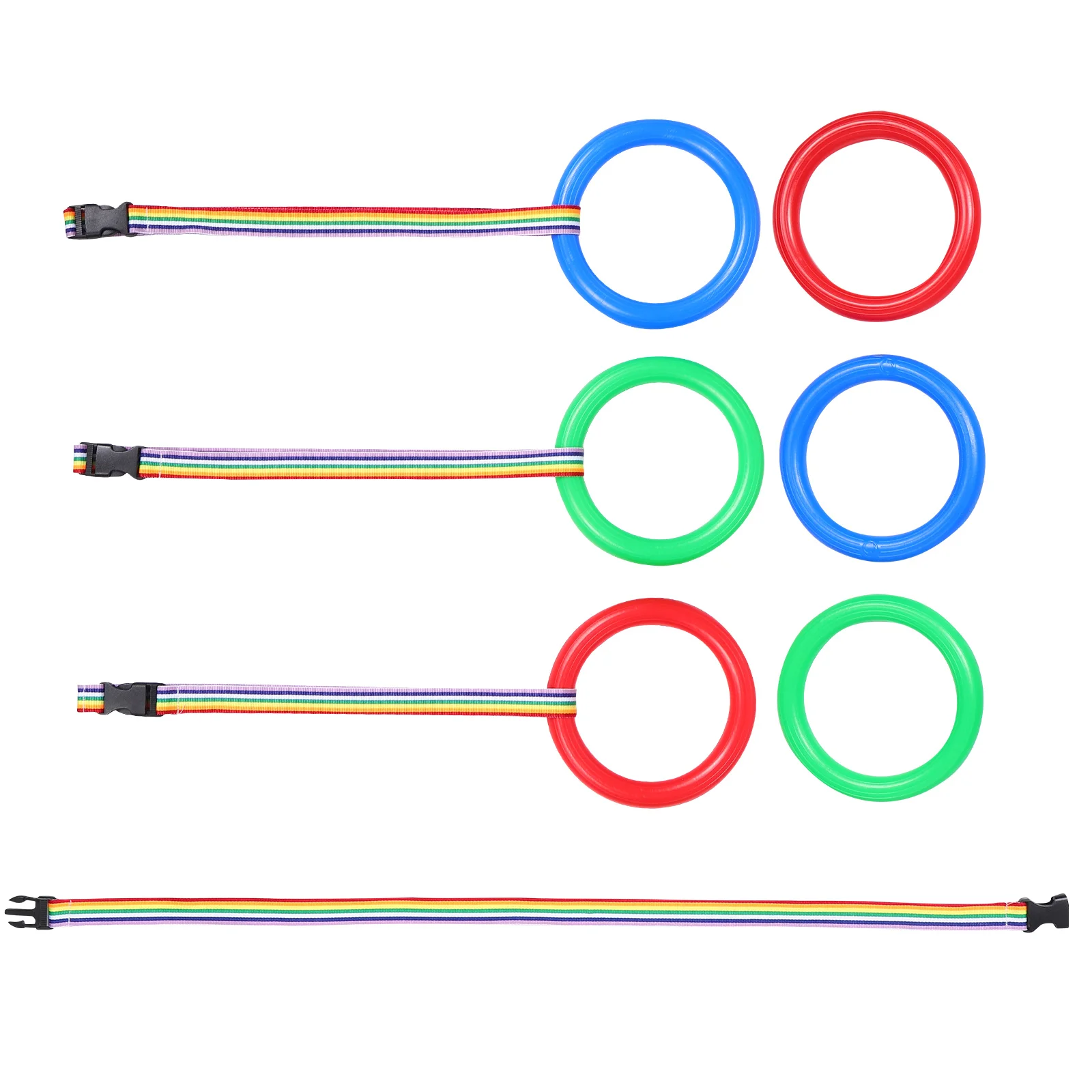 Cuerda de tracción para niños, cuerda para caminar preescolar con asas, arnés ajustable para niños pequeños, correa de seguridad para niños, mochila, 6 uds.