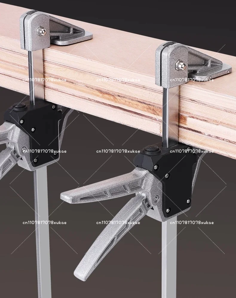 Aluminum Alloy Woodworking Quick Clamp Power Fixed Expander Elevator Right Angle Tool F