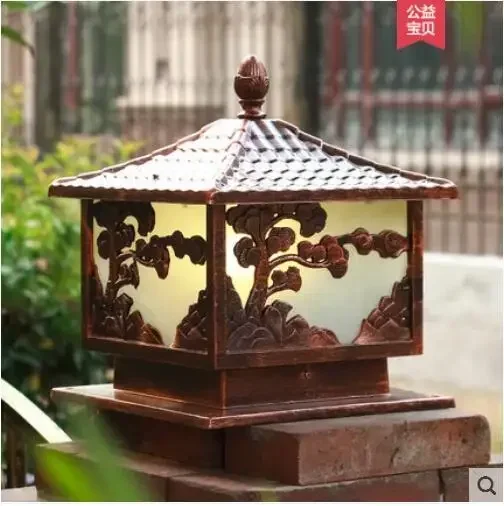 

Pillar lamp wall lamp Villa gate outdoor landscape garden street lamp