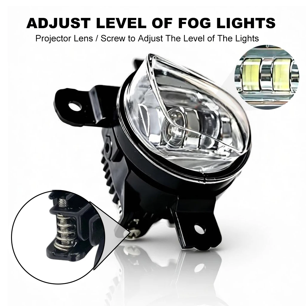 Front ‌LED Fog Lights For GWM Haval Jolion Pro, Jolion HEV 2024 2025 2026 White / or Yellow 50W & 30W Dual Power Factory Replace detail image 3