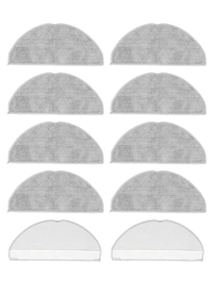 Microfiber Mop Cloths 4 or 10 Pack for Roborock For Q7 M5 / For Q7 TF / For Q7T+ Vacuum Cleaners for Clean Floors