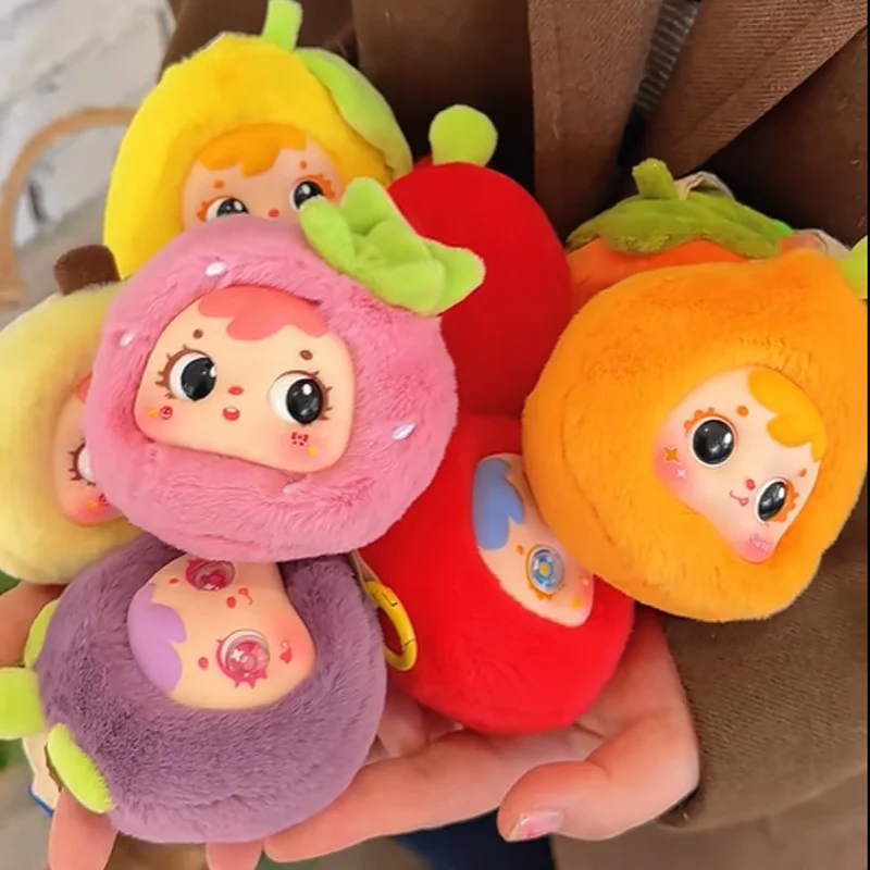 Samuel Enough Tempting Plush Blind Box Series Random Expression Fruit Doll Pendant Decoration Ornament Mystery Box Surprise Gift