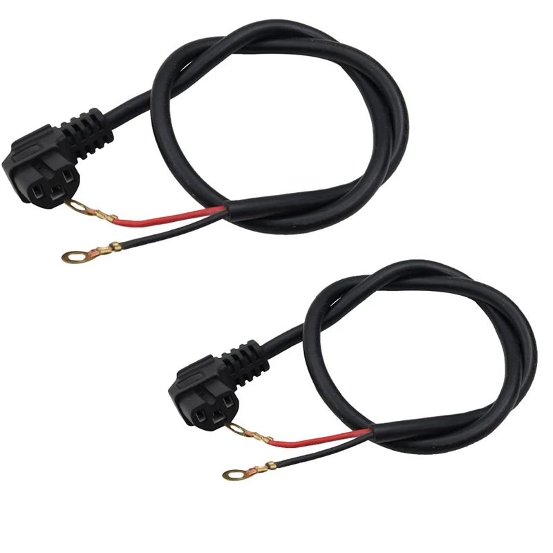 A89E-For Citycoco كابل موصل الطاقة مقبس شحن كابل الكوع المطول لأجزاء سكوتر كهربائي Citycoco