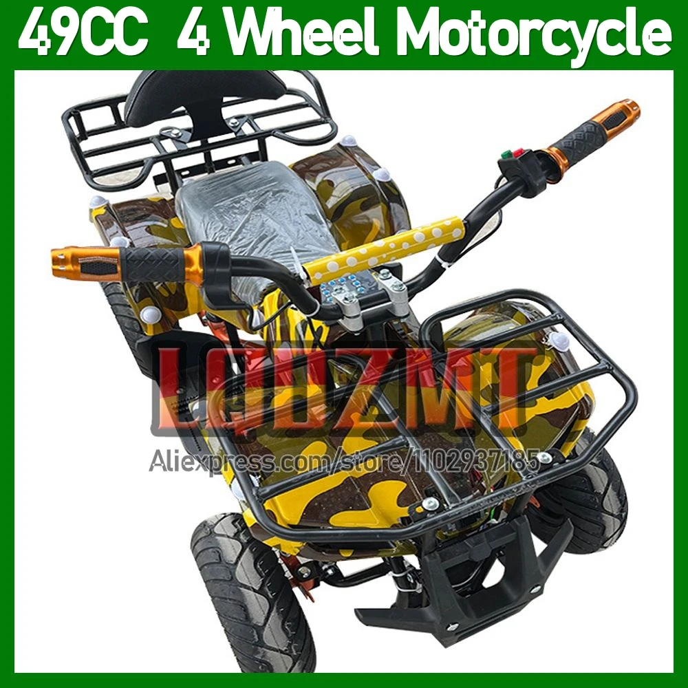 49CC 2Stroke ATV OFF-road Gasoline Motorcycle For New Year Birthday Holiday Festival Party Gifts Racing MOTO 4 Wheels Motorbike