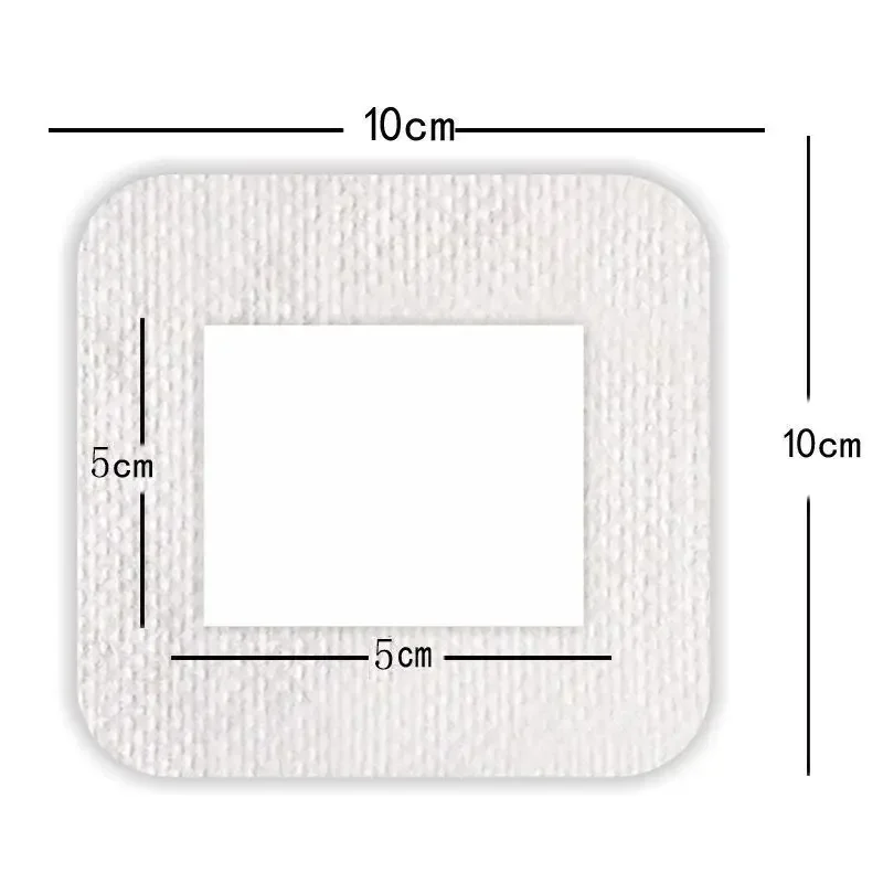 Imagem -06 - Adesivo Ferida Molho Médico Fita de Fixação Não Tecida Agulha de Gaze de Gesso Fita Cirúrgica 10cm x 10cm 30 Pcs