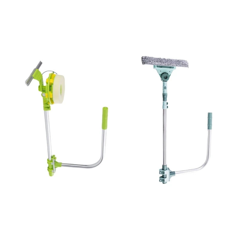 

Versatile Window Scrubber Extendable Dust Brush Extension Poles(75cm-155cm) Window Cleaning Tool Cleaner Easy to Use