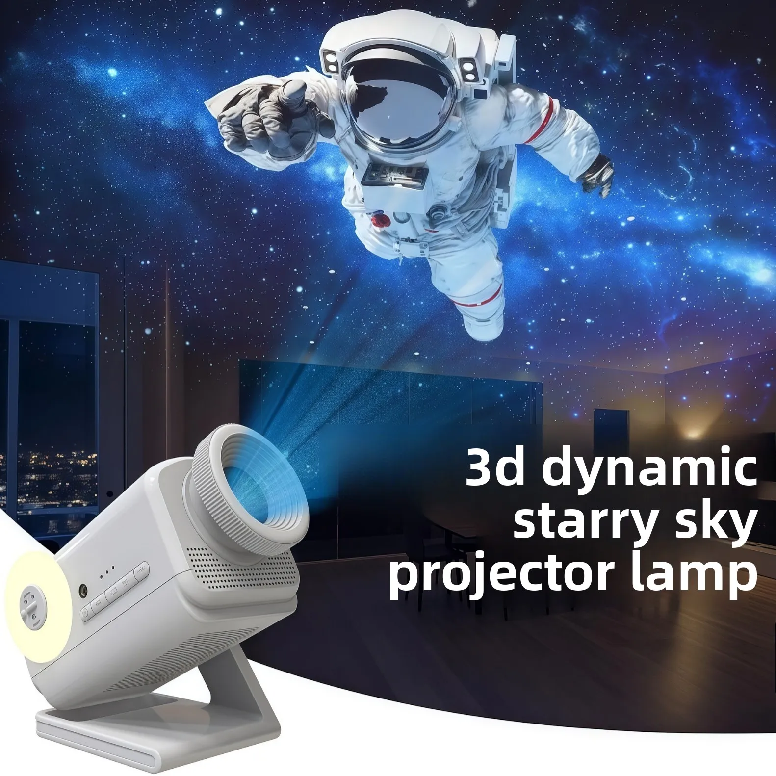 

Projection Light 3D Dynamic Starry Sky White Noise Bluetooth Audio Bedroom Romantic Atmosphere Light High Definition Large Area