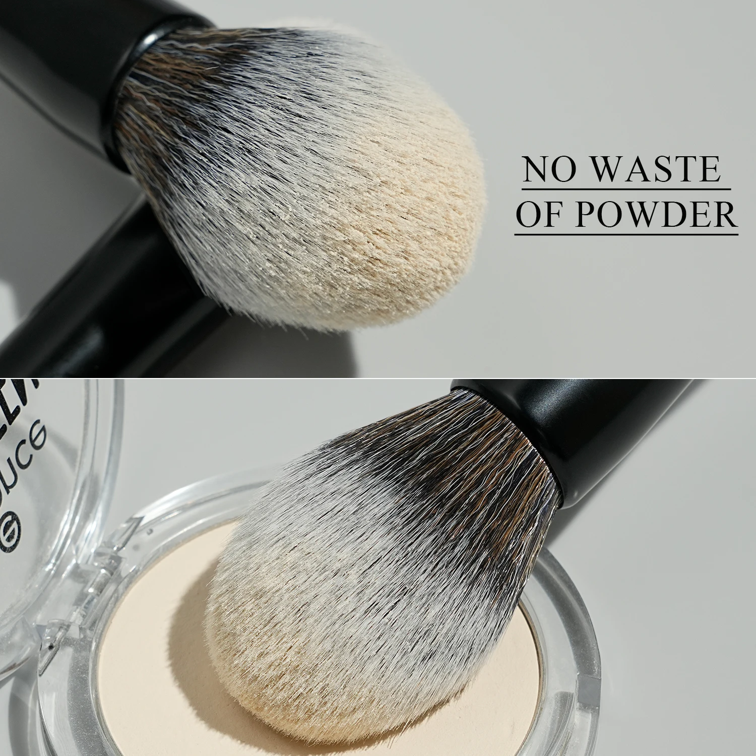 Set di pennelli per trucco a doppia estremità BEILI, professionale, 12 pezzi, vegano, per contouring, fondotinta, cipria, sopracciglia e bronzer. Kit cosmetico._voghion.com
