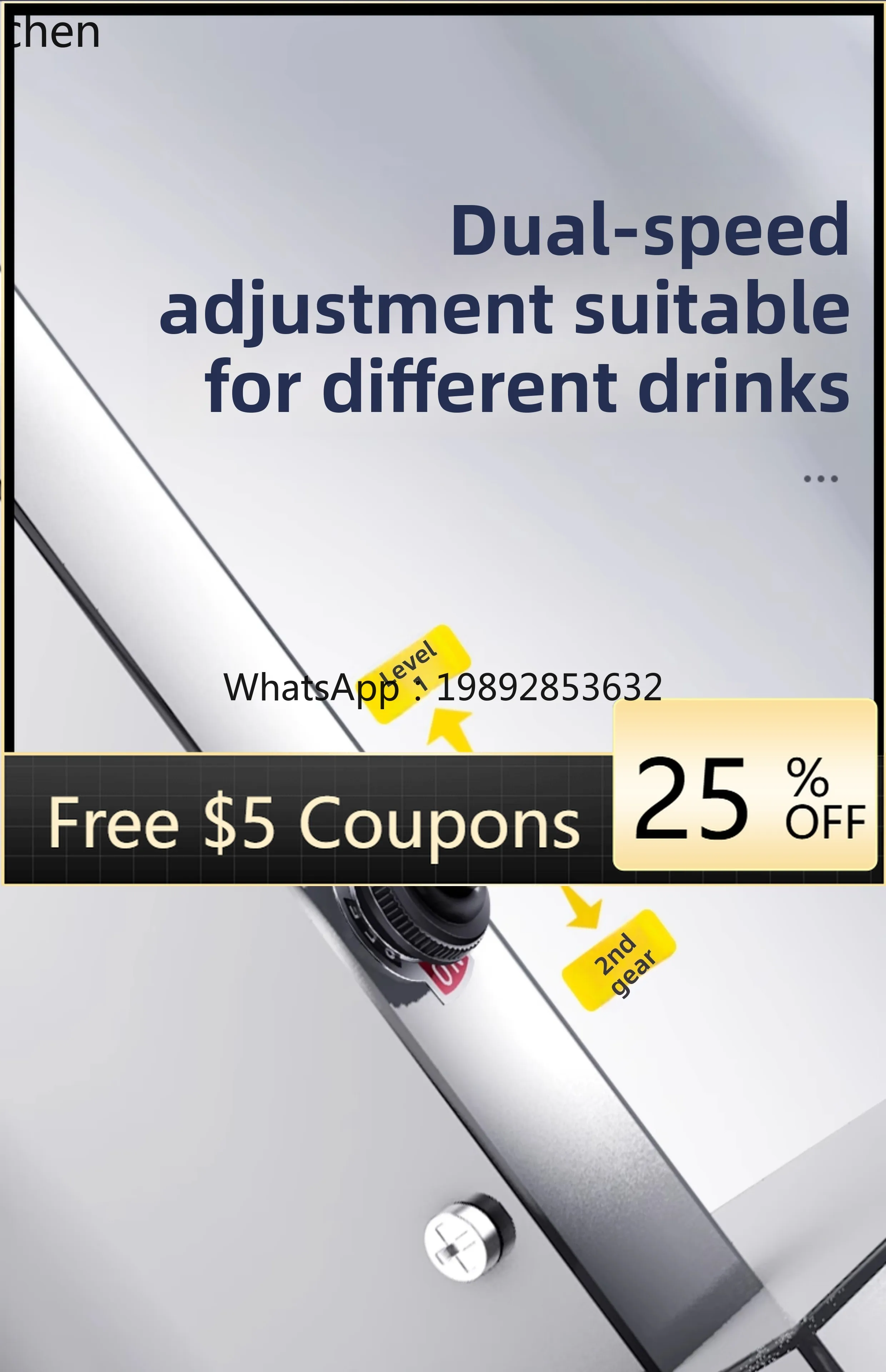 

Milkshake Machine Milk Tea Shop Mixer Desktop Stainless Steel Double Cup Pet Mixing Homogenizer