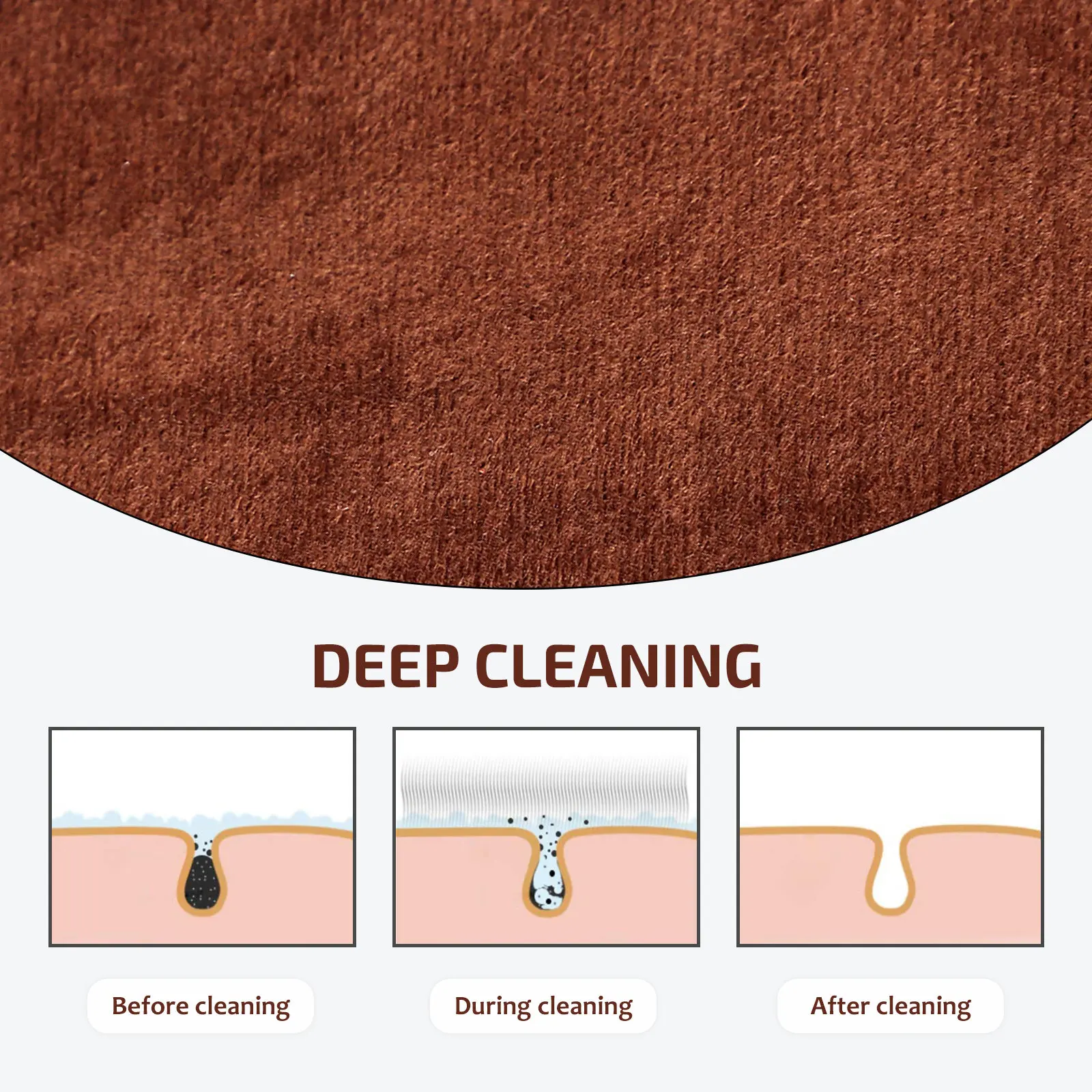 

1 шт. Инструмент для нанесения автозагара: коричневый аппликатор-массажер для спины, ремень для нанесения лосьона