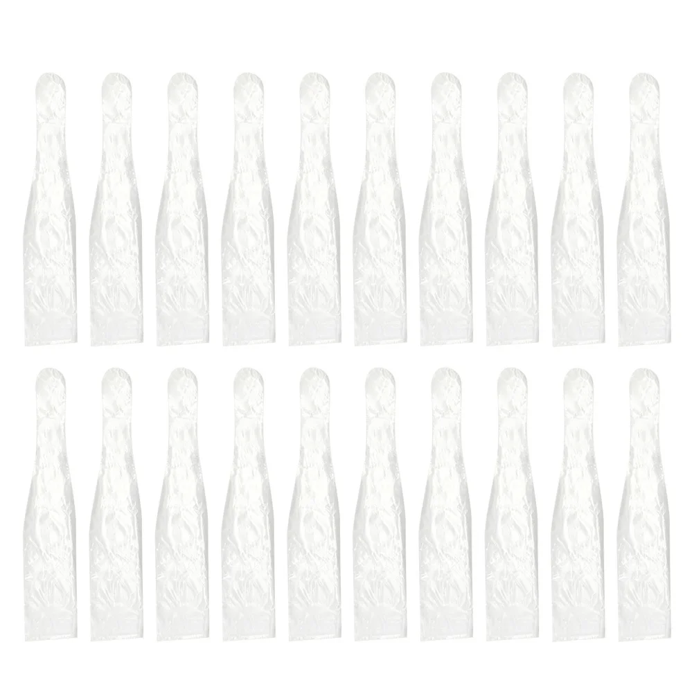 

500pcs Disposable Handle Sleeves Transparent Plastic For Oral Mirror Cover Lightweight Safety Use Protective Gloves Disposable