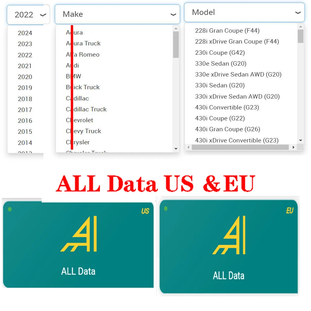 Car ECU Repair Online Software AUTOSOFT V2.0 E85 Air-bag ECU alldata auto-data Tool for BMW Au-di