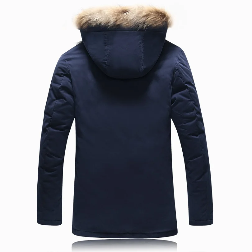 New brand winter jacket men 90% white duck down jacket hooded parkas mens down jacket thickening outerwear jackets coat