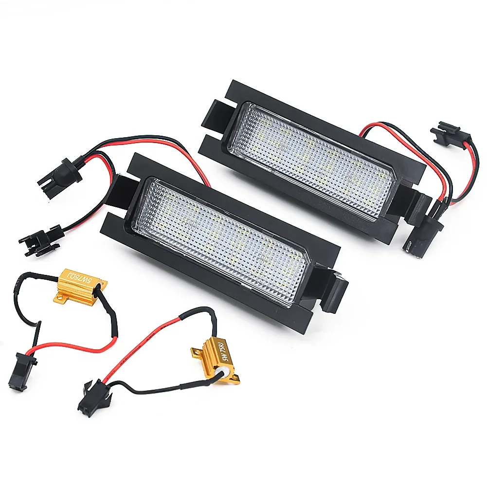 2Pcs Error Free 18 SMD Led Number License Plate Light For Hyundai I30 CW GD 5D Accent Elantra GT Kia Pro Ceed 2 Car Accessories