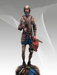 New Unassembled 1/28 70mm Don Quijote de la Mancha 70mm not have sword figure   Resin Kit DIY Toys Unpainted kits
