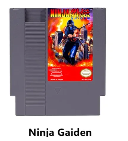 Ninja gaiden 1.2.3- - 72 pins 8bit Game Cartridge for NES Video Game Console