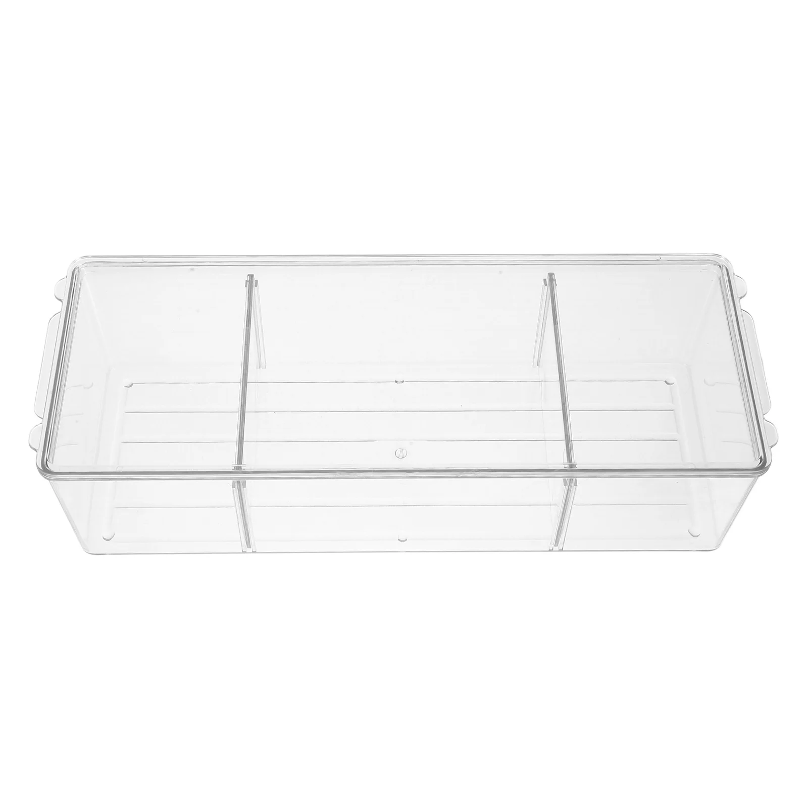 

Multi-Compartment Storage Box Transparent Desktop Organizer Plastic Medicine Container Medicine Case Plastic Container