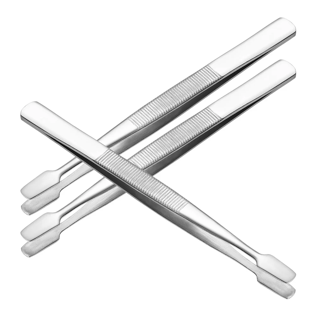 3 stuks roestvrijstalen stempelpincet Precisie rechte pincet Veilige grip voor verzamelaars Albums Ambachten Stickerpincet