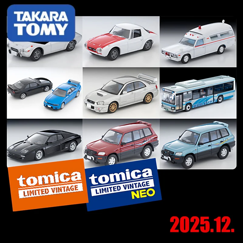 TAKARA TOMY TOMYTEC TLV 1:64 N336b N308e N216a último modelo de coche fundido a presión de aleación, adornos para adultos, juguetes para niños, regalos para niños
