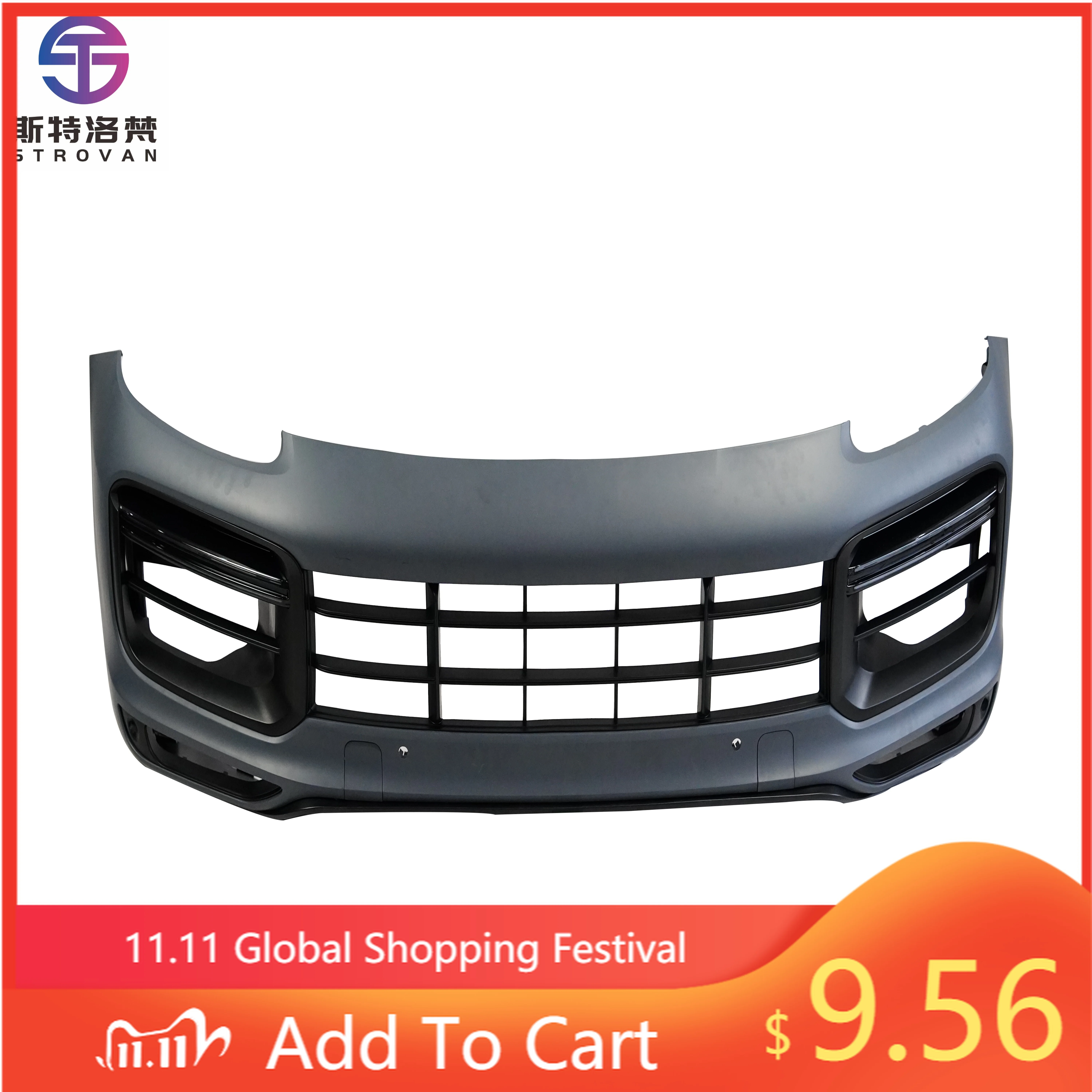 

Deren High QualityHIGH QUALITY FRONT BUMPER for 2018-2023 PORSCHES CAYENNE 9Y0.1 UPGRADE TURBOS BODYKIT