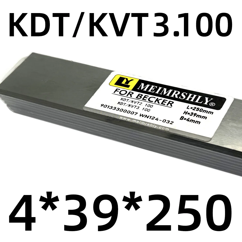 4x39x250mm 7pcs Sliding Vane Series Blade Vane Pump Vane KDT/KVT3.100 for Vacuum Air Pump