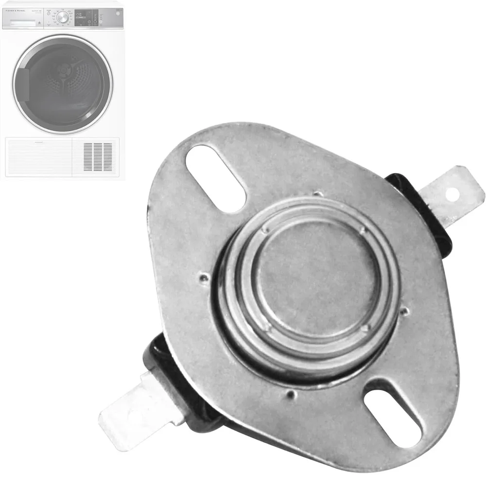 

395155 Термостат с ручным сбросом сушилки, совместимый с сушилкой Fisher & Paykel 675936 AP6790708, ручной термостат, термостат для сушилки