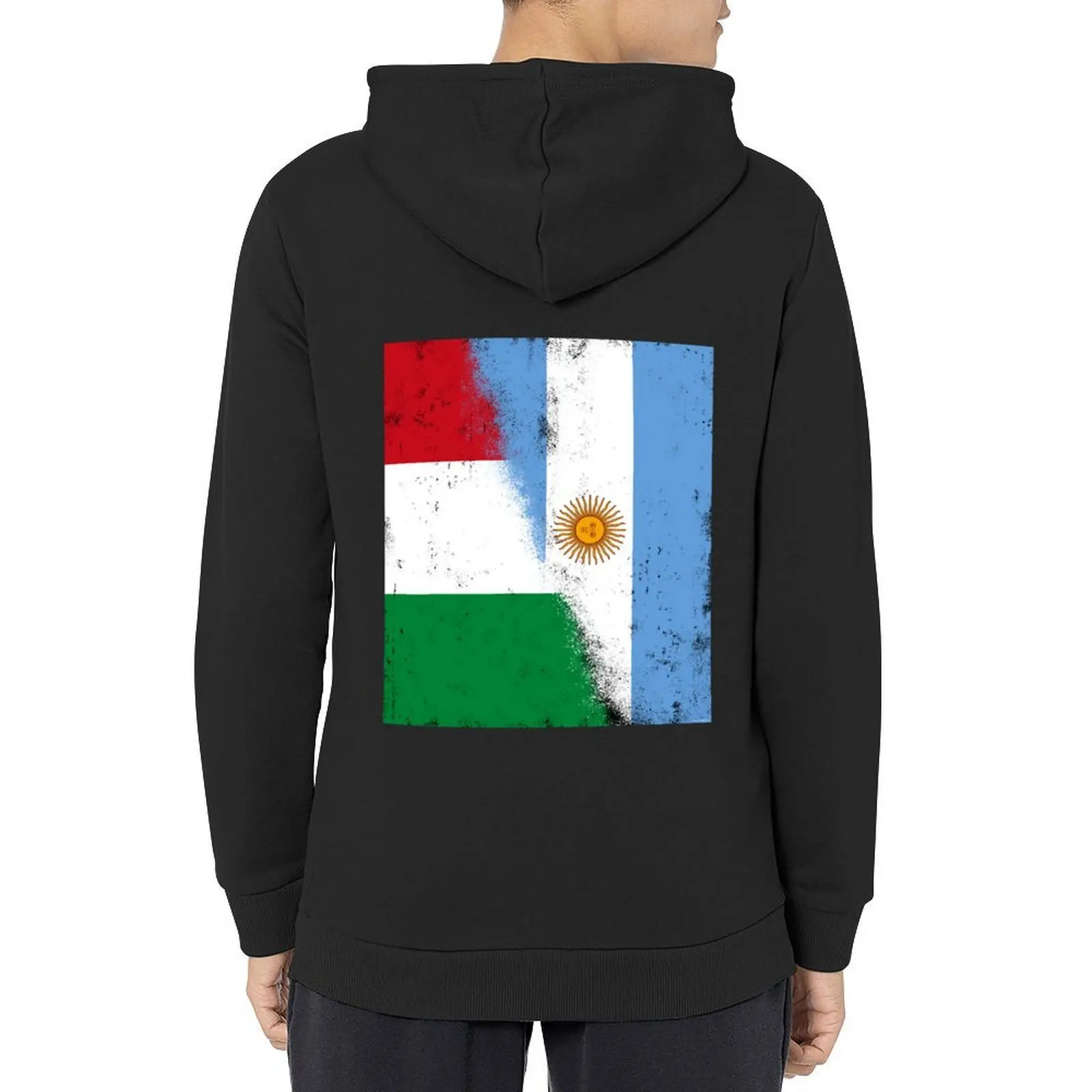 

Italy and Argentina, Argentinian and Italian Mix Flags, Bandera de Argentina y Italia. Bandiere Italia e Australia Hoodie