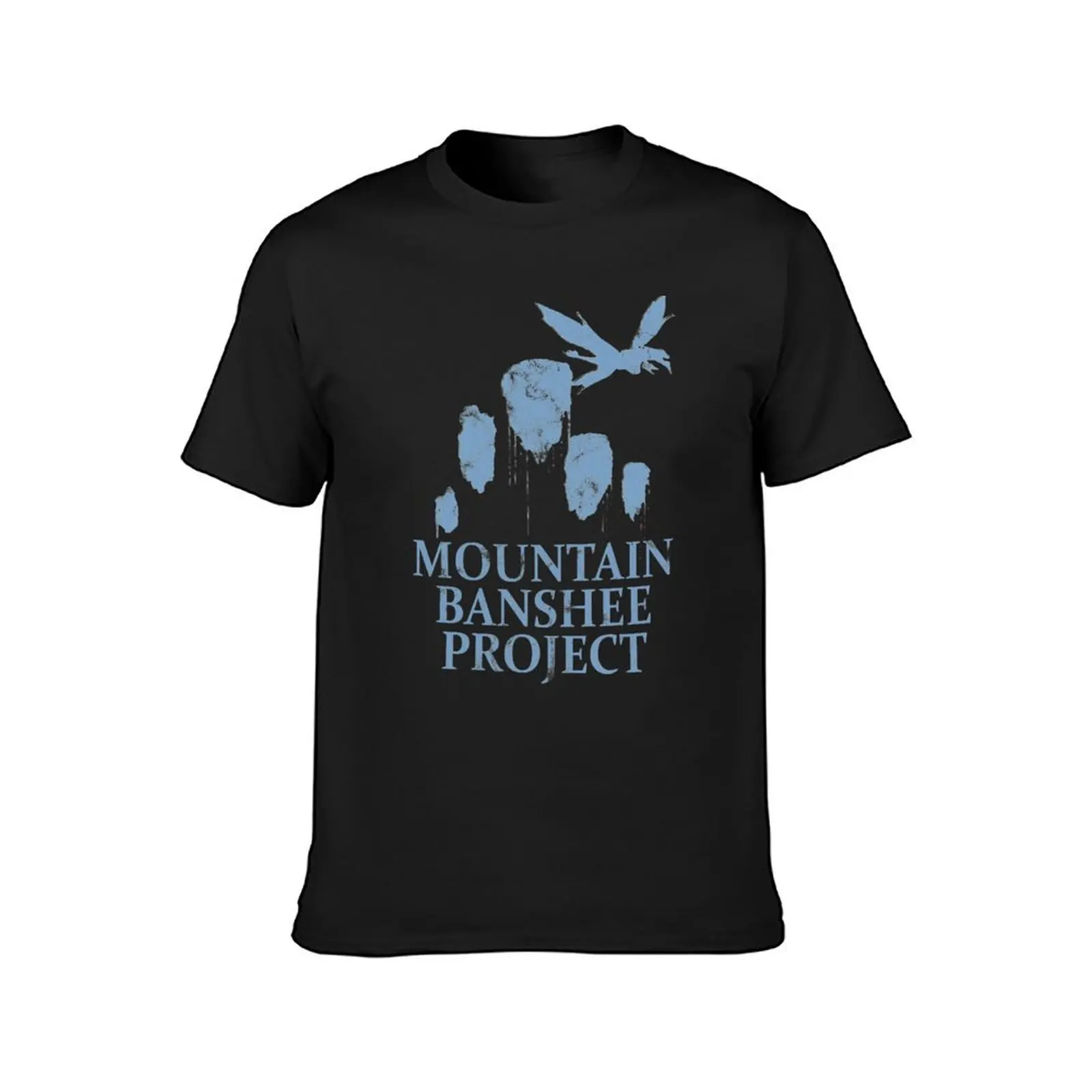 Mountain Banshee Project Vintage T-Shirt customizeds Short sleeve tee boys whites cute clothes big and tall t shirts for men