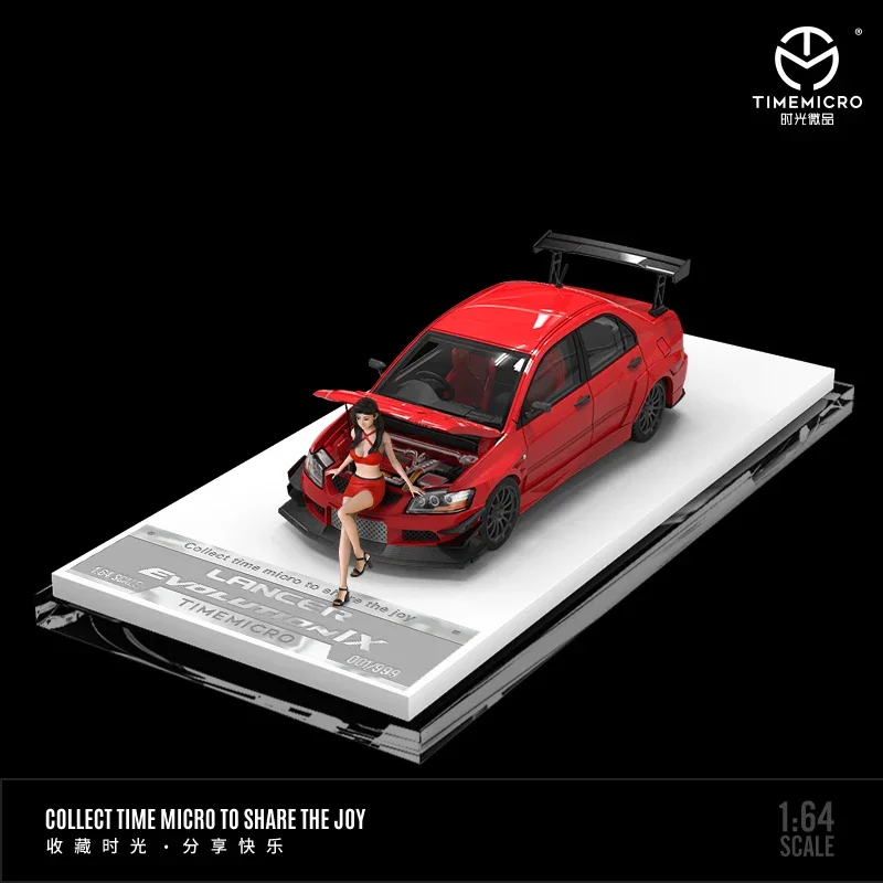 Time Micro 1:64 Lancer Evolution IX gegoten modelauto