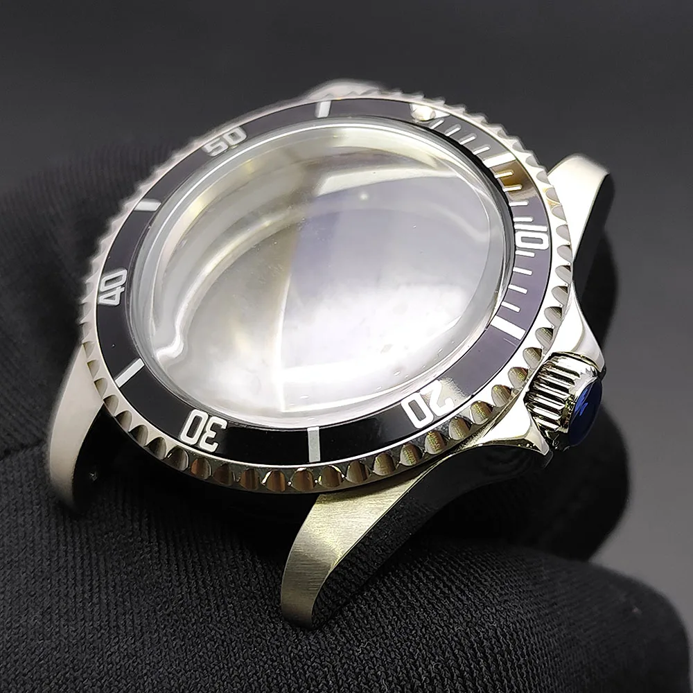 39,5 mm stile retrò FIT NH35 movimento/quadrante cassa in acciaio di alta qualità da uomo accessori per orologi cinturino per bracciale scatola per orologi