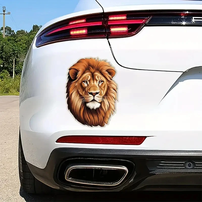 

Car Vinyl Decal Lion Pattern Sticker Waterproof Removable for Car Motorcycle Laptop Auto Body Decoration