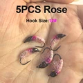 size 12 5pcs rose