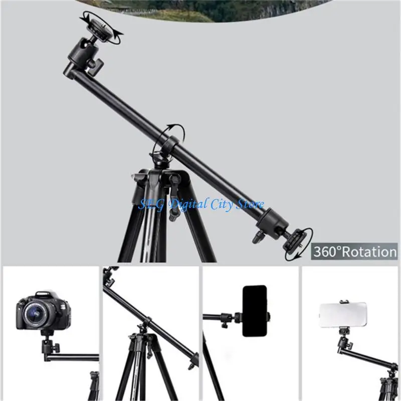 

U75B Multifunctional Crossbar Extension Rod Floor Tripod Phone Stand Horizontal Rod
