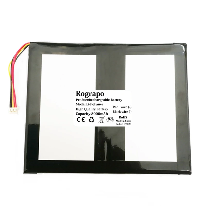 Bateria do Tablet PC + Ferramentas Gratuitas, 3.8V, 8000mAh, H-32108125, Novo