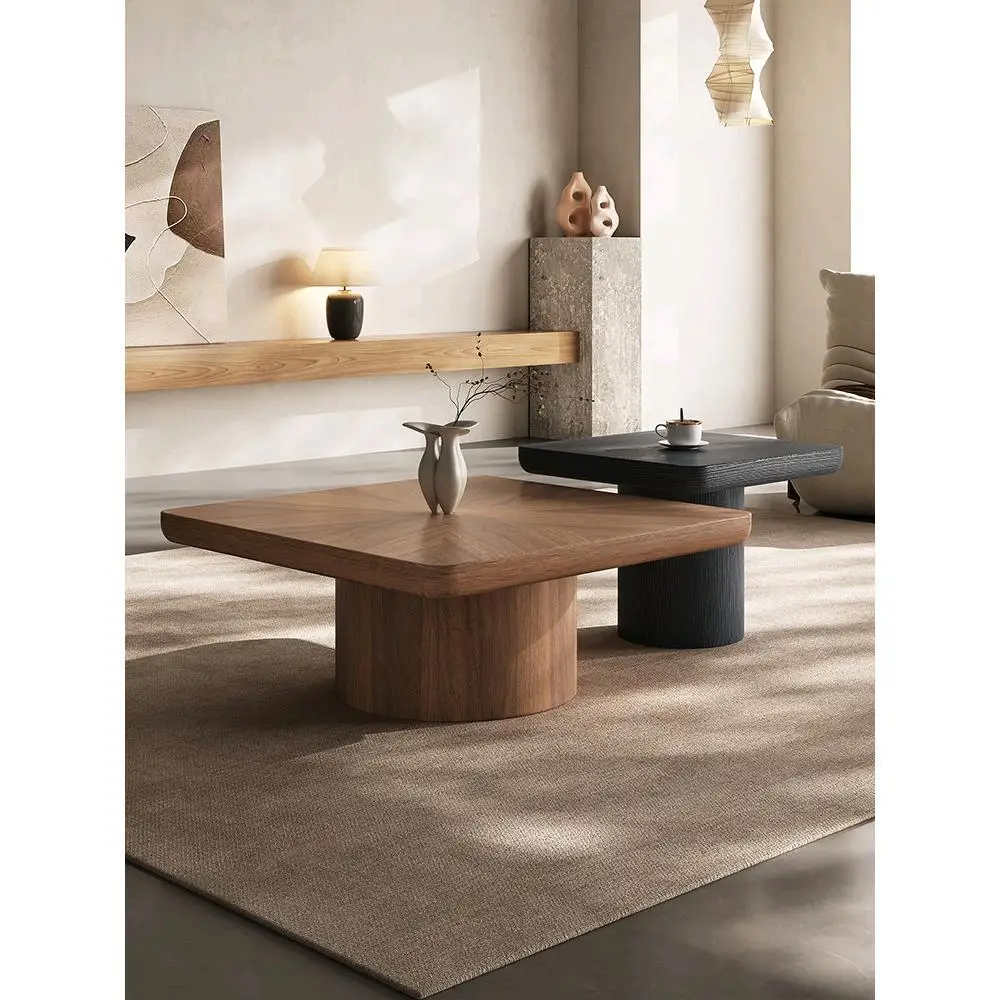 

Retro style solid wood coffee table Italian style living room small apartment household antique style creative designer simple s