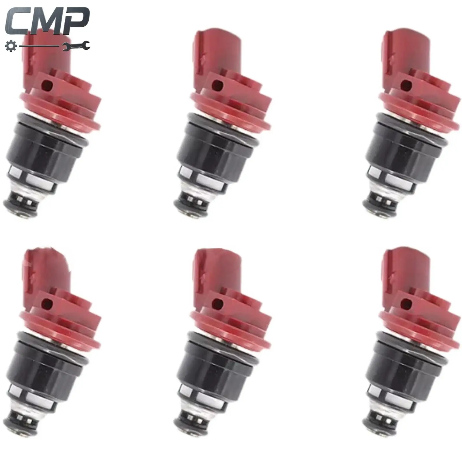 16600-96E01 16600-10Y00 16600-96E00 16600-53J03 16600-53J00 FJ285 6Pcs Fuel Injectors for Nissan 300ZX 3.0L V6 NON TURBO 1993-96