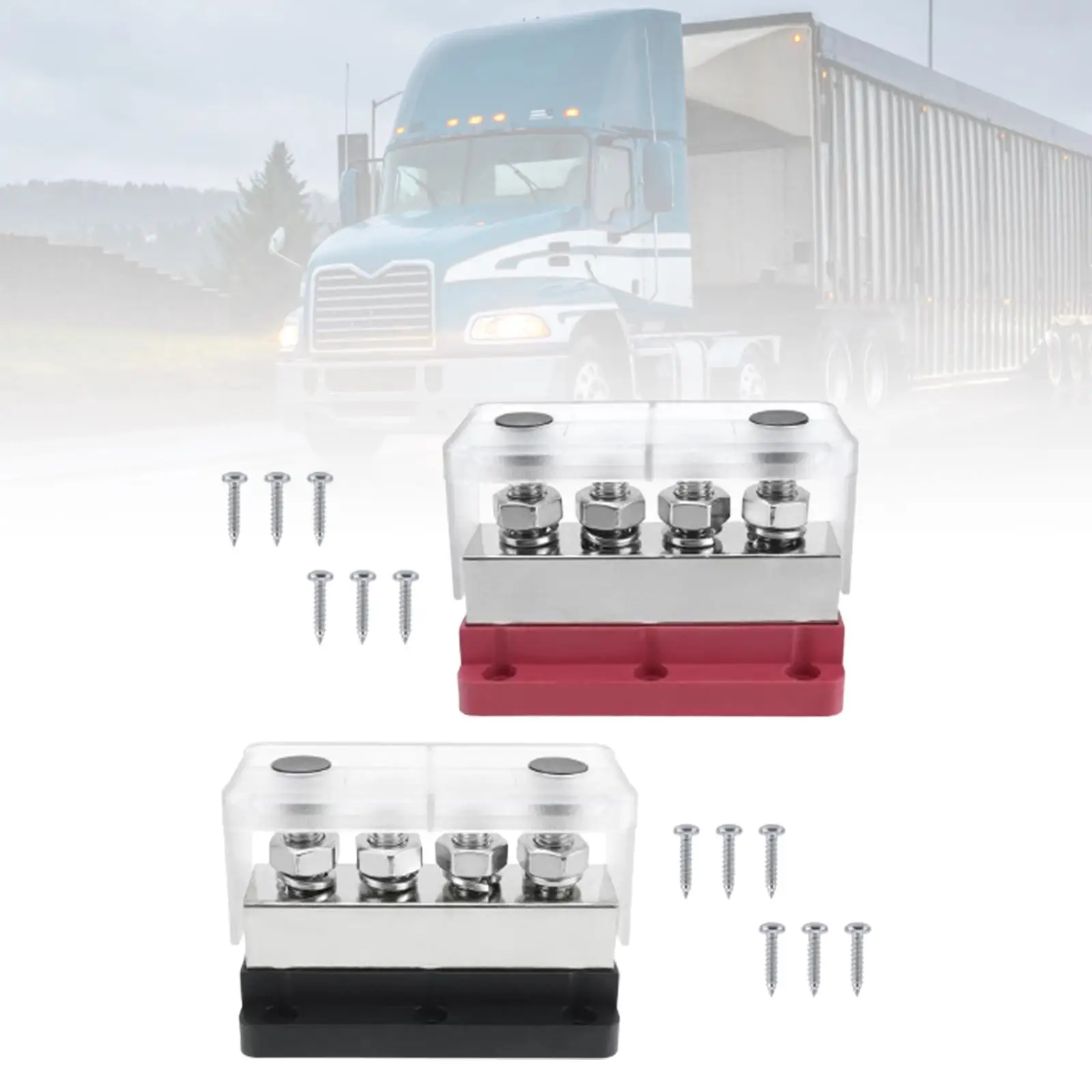 Rvs 600A حافلة بار 4 ترصيع كتلة توزيع موصل الطاقة القابلة للاستعمال على كتلة توزيع الطاقة المقاومة المنخفضة #4