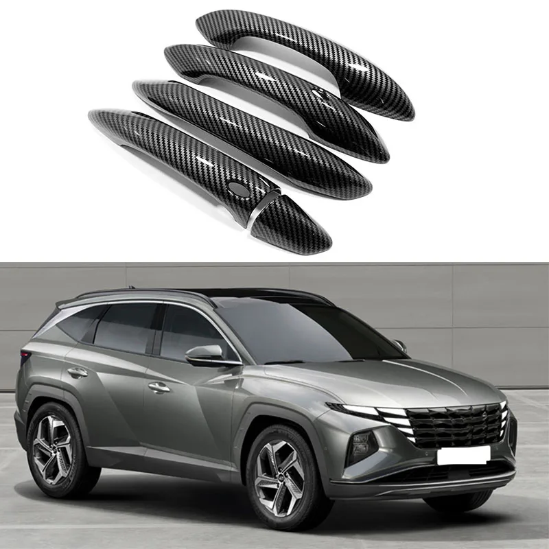 

Для Hyundai Tucson L Nx4 2021 2022, крышка дверной ручки, украшение из АБС-пластика, защитная хромированная отделка, аксессуары для стайлинга автомобилей