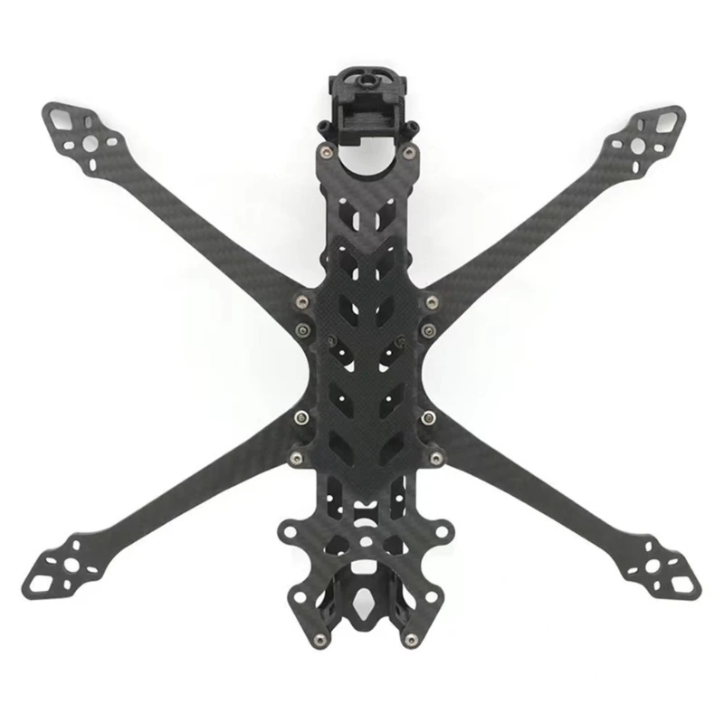 Volledige Set 7 inch Koolstofvezel Frame 5.0mm Arm Quadcopter Type Frame Accessoires voor UAV, FPV Vliegtuigen