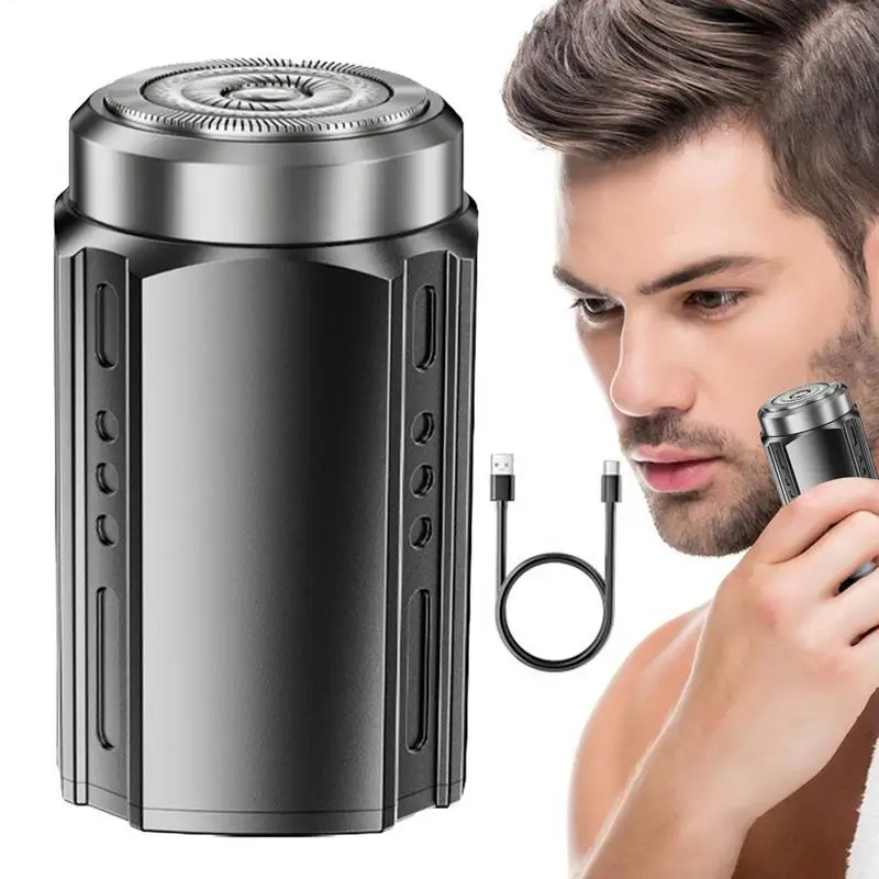 Men IPX7 Waterproof Electric Face Beard Shaver Digital Display Beard Trimmer Charging Men's Beard Trimmer Razors Body Razors