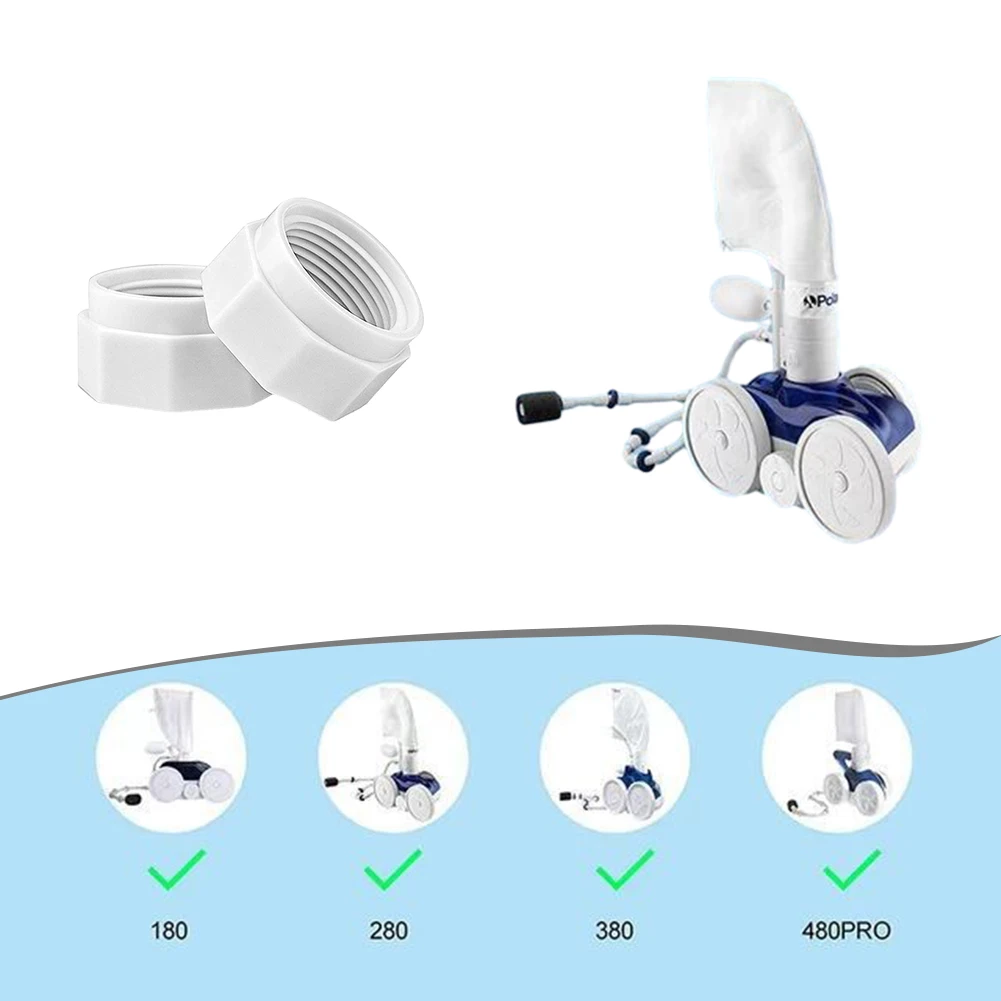 

12 Pieces Inlet Hose Connector Screw Nut for 280 380 180 Pool Cleaner Compatible with 65 165 360 Cleaner Models