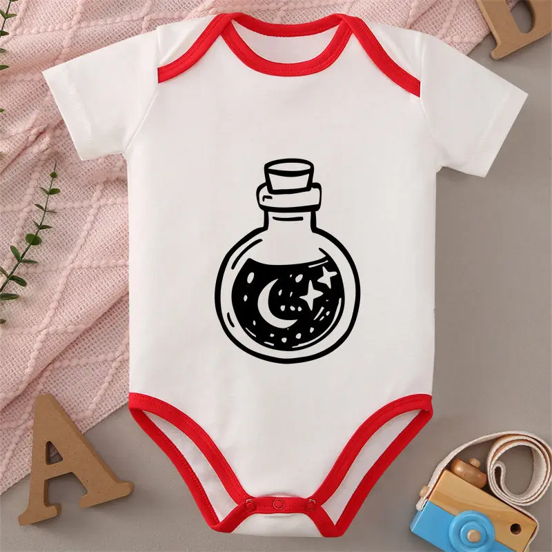 100% Cotton Onesie Happy Halloween/ Crystal Print Bodysuit Comfortable Cloth for Baby Jumpsuit for 0 To 12 Months Newborn