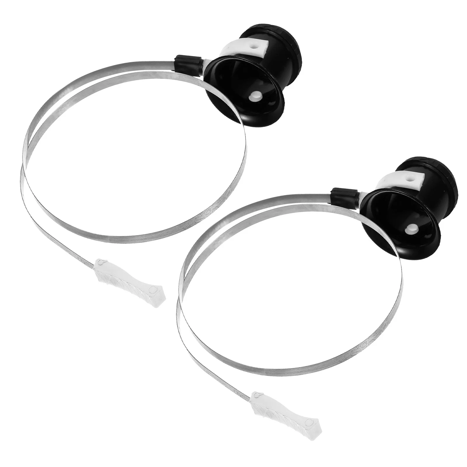 

2Pcs Watchmaker Loupe Headband 5X Magnifier Portable Magnifying Glass Jewelry Repair Watch Maintenance Jewelers Loupe Glasses