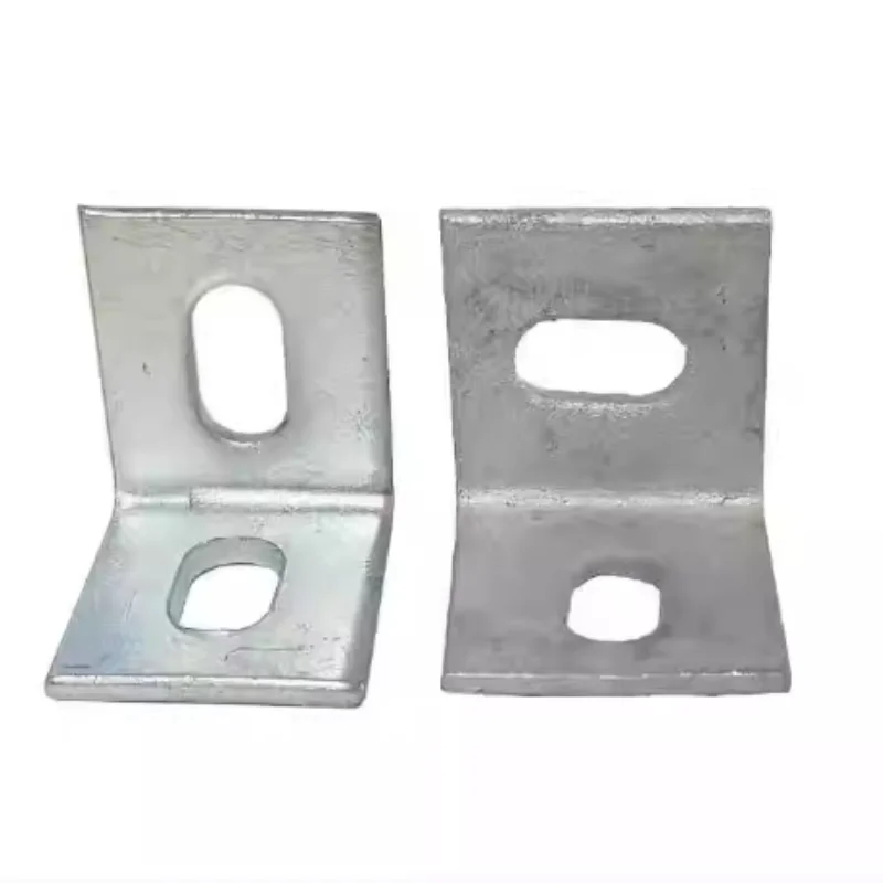 Galvanized L-Shape Right Angle Code for Marble Dry Hanging Fixation Connector Accessory for Curtain Wall